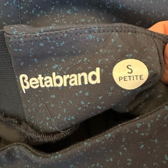 Betabrand Pattern Print Power Down Skinny Pants Small Petite - Picture 6 of 11